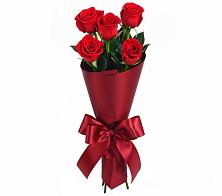 Букет 5 Красных роз Эдлесс Лав в Кантышево