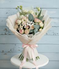 Букет цветов из:  Розы и Лизиантусы в Кантышево