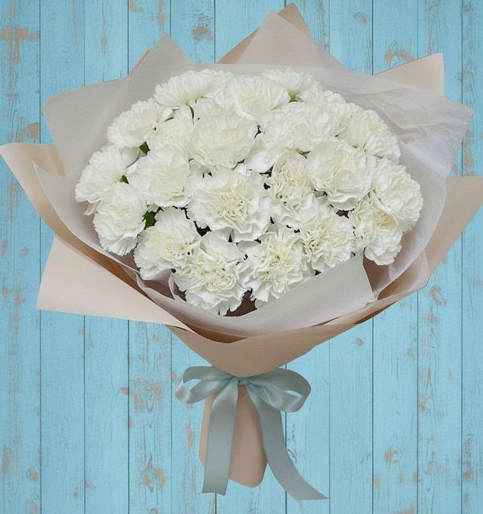 Букет цветов из: Гвоздики в Кантышево