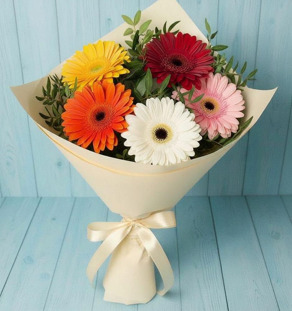 Букет цветов из: Герберы в Кантышево