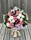 Букет цветов из: Альстромерии, Гвоздики, Розы и Хризантемы в Кантышево