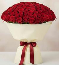 Букет 101 Красная роза Милано в Кантышево
