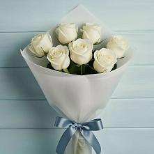 Букет 7 Белых роз Эдлесс Лав #REPLACE_PRED# Кантышево