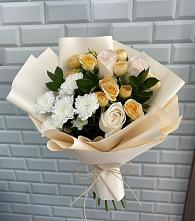 Букет цветов из:  Розы и Хризантемы в Кантышево