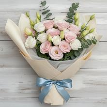 Букет цветов из:  Лизиантусы #REPLACE_PRED# Кантышево