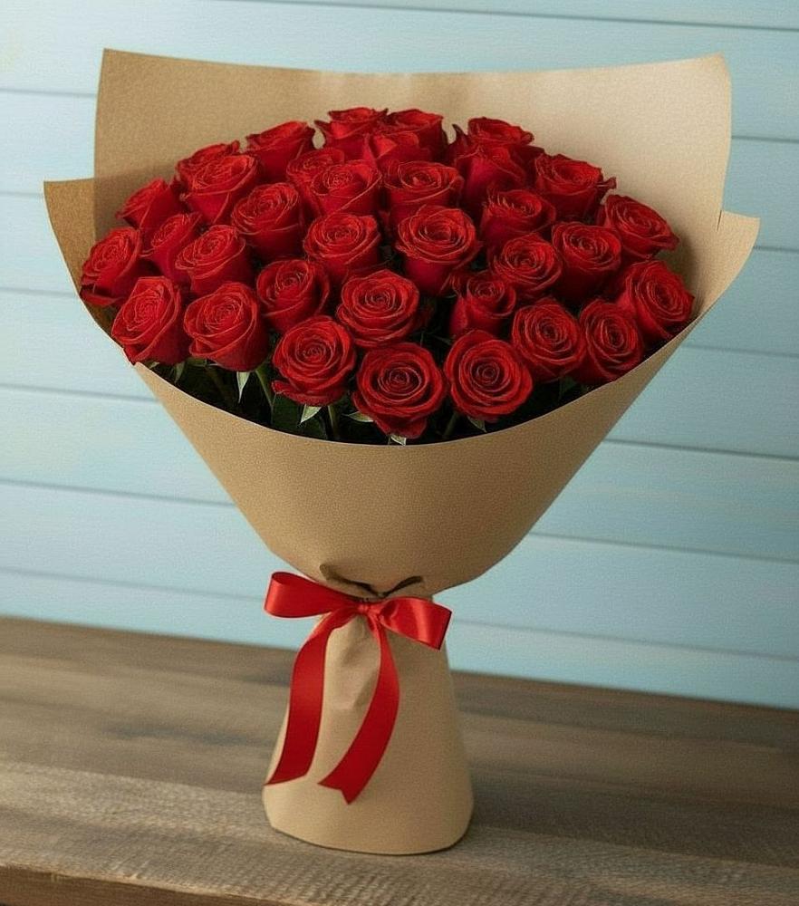 Букет Красные розы Милано в Кантышево