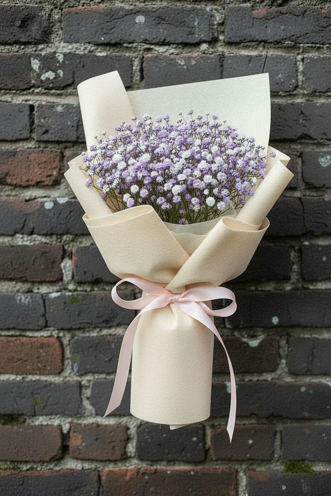 Букет цветов из: Гипсофила в Кантышево