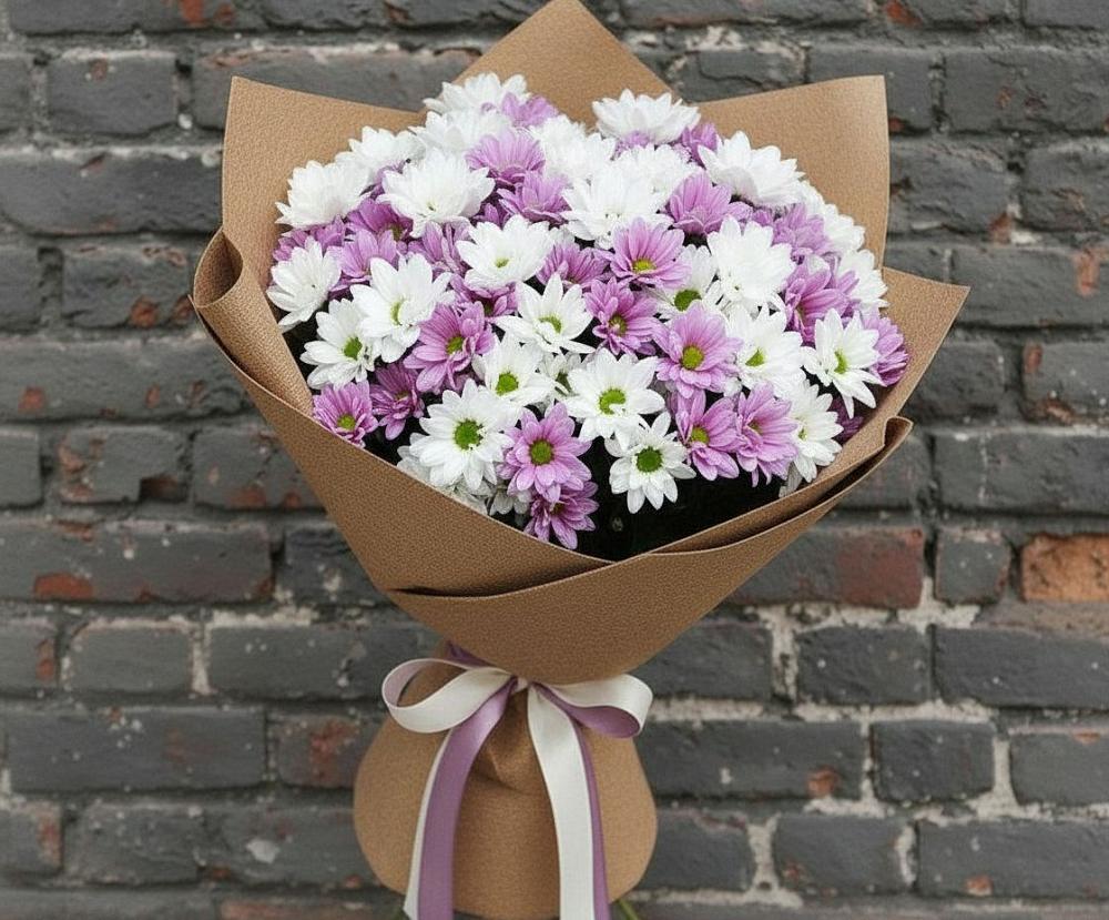 Букет цветов из: Хризантемы в Кантышево