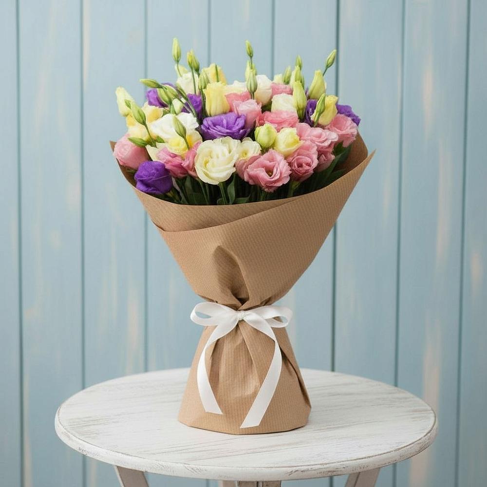 Букет цветов из: Лизиантусы в Кантышево