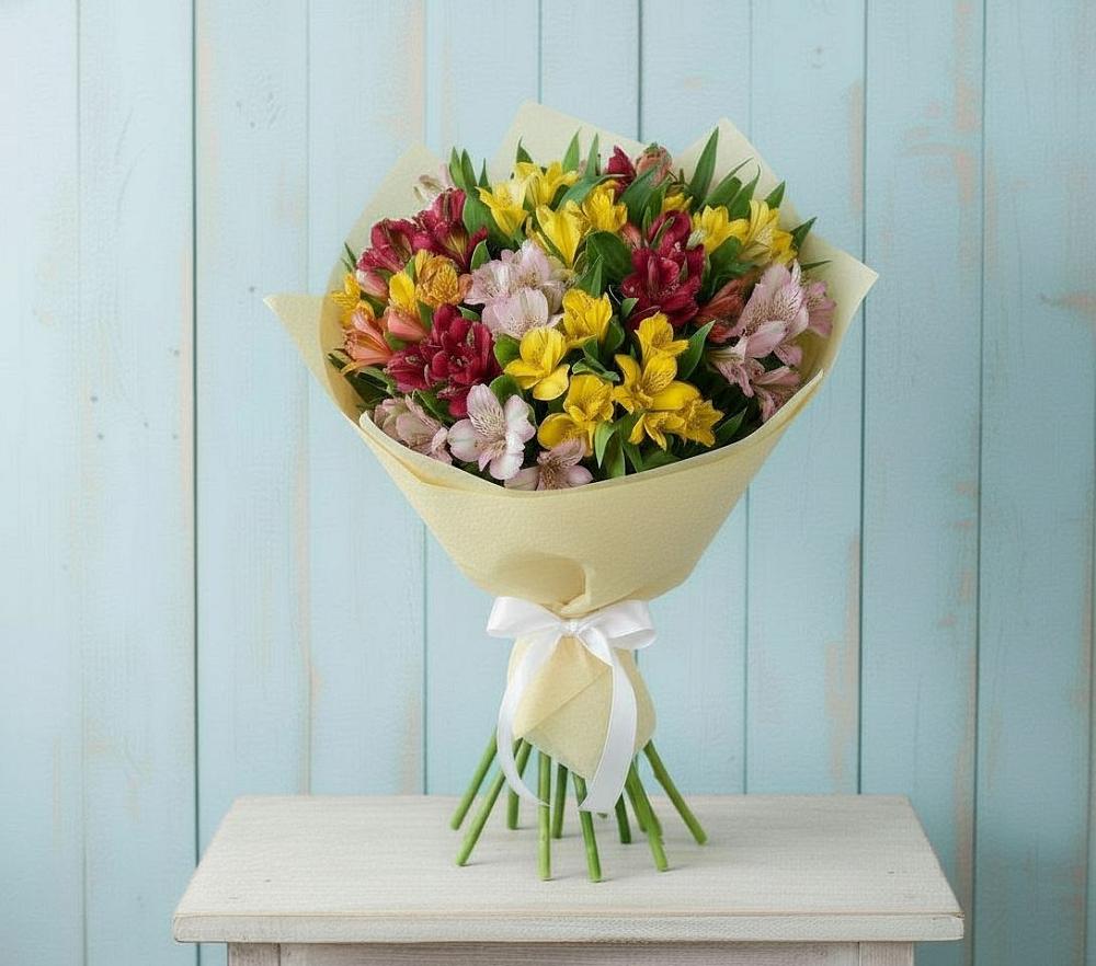 Букет цветов из: Альстромерии в Кантышево
