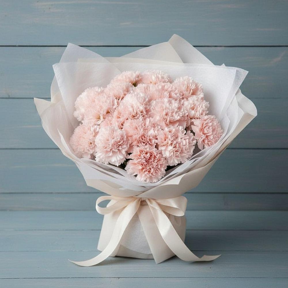 Букет цветов из: Гвоздики в Кантышево